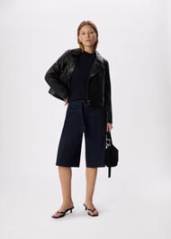 Clean Zip Leather Jacket