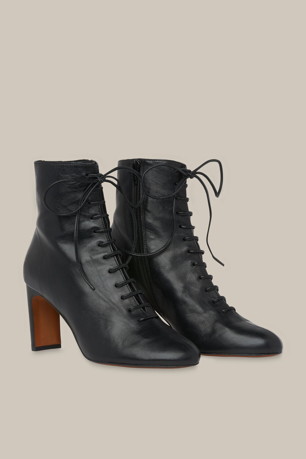 Dahlia Lace Up Boot Black