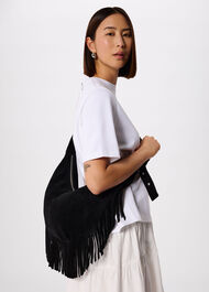 Sia Suede Fringed Bag