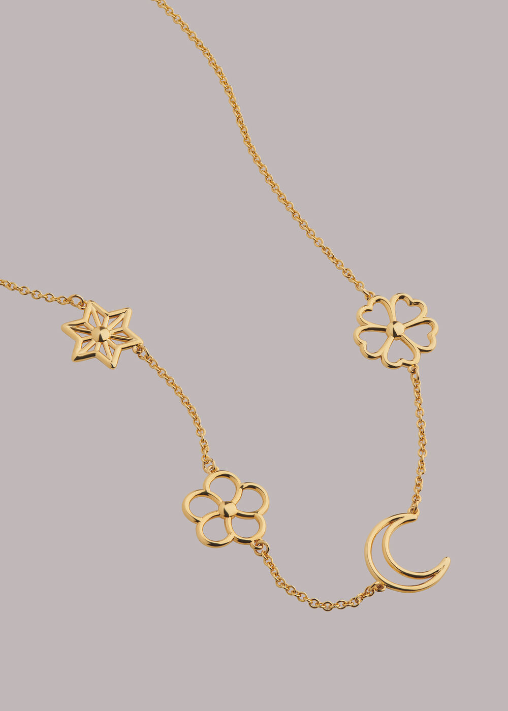 Moon Floral Necklace