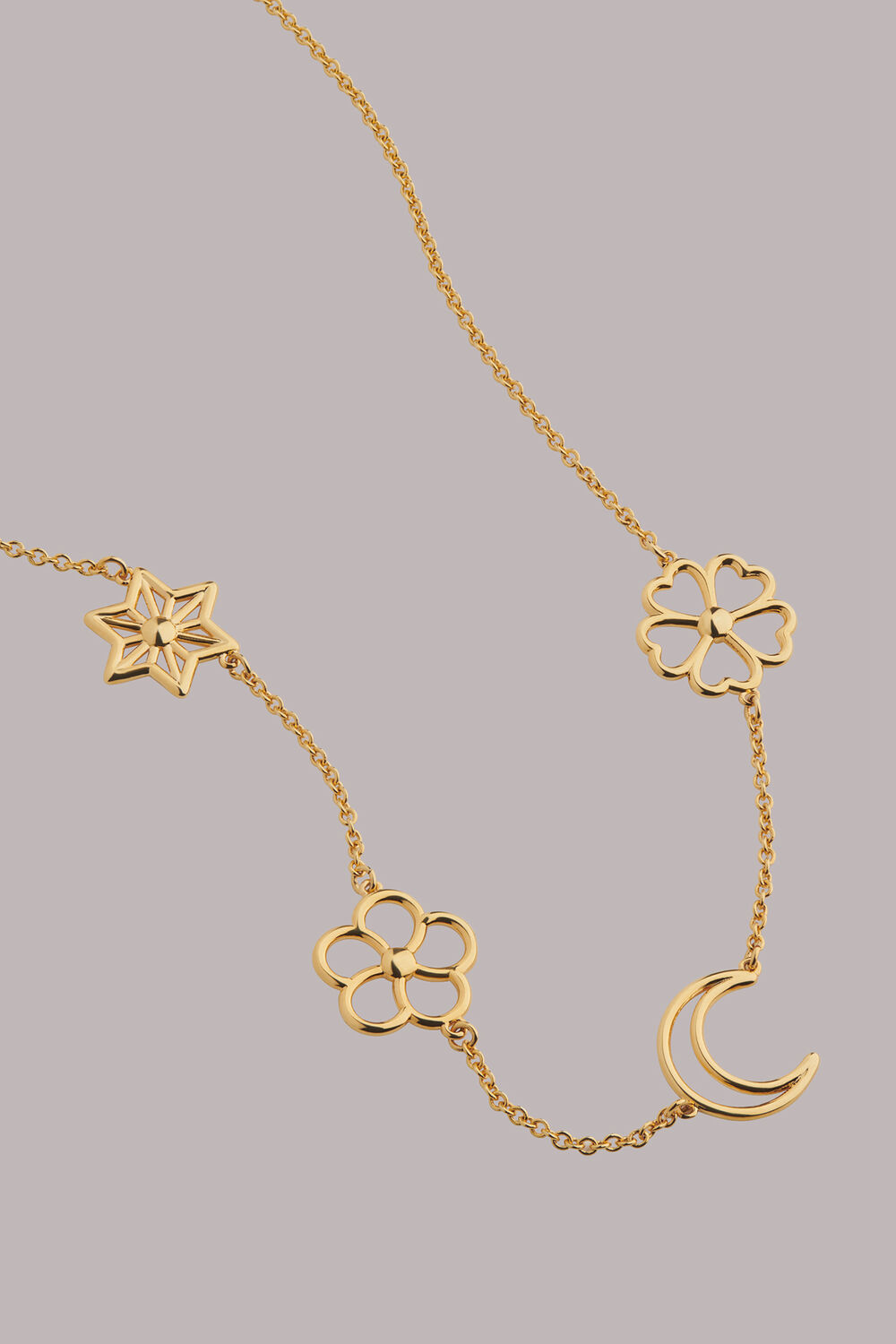 Moon Floral Necklace
