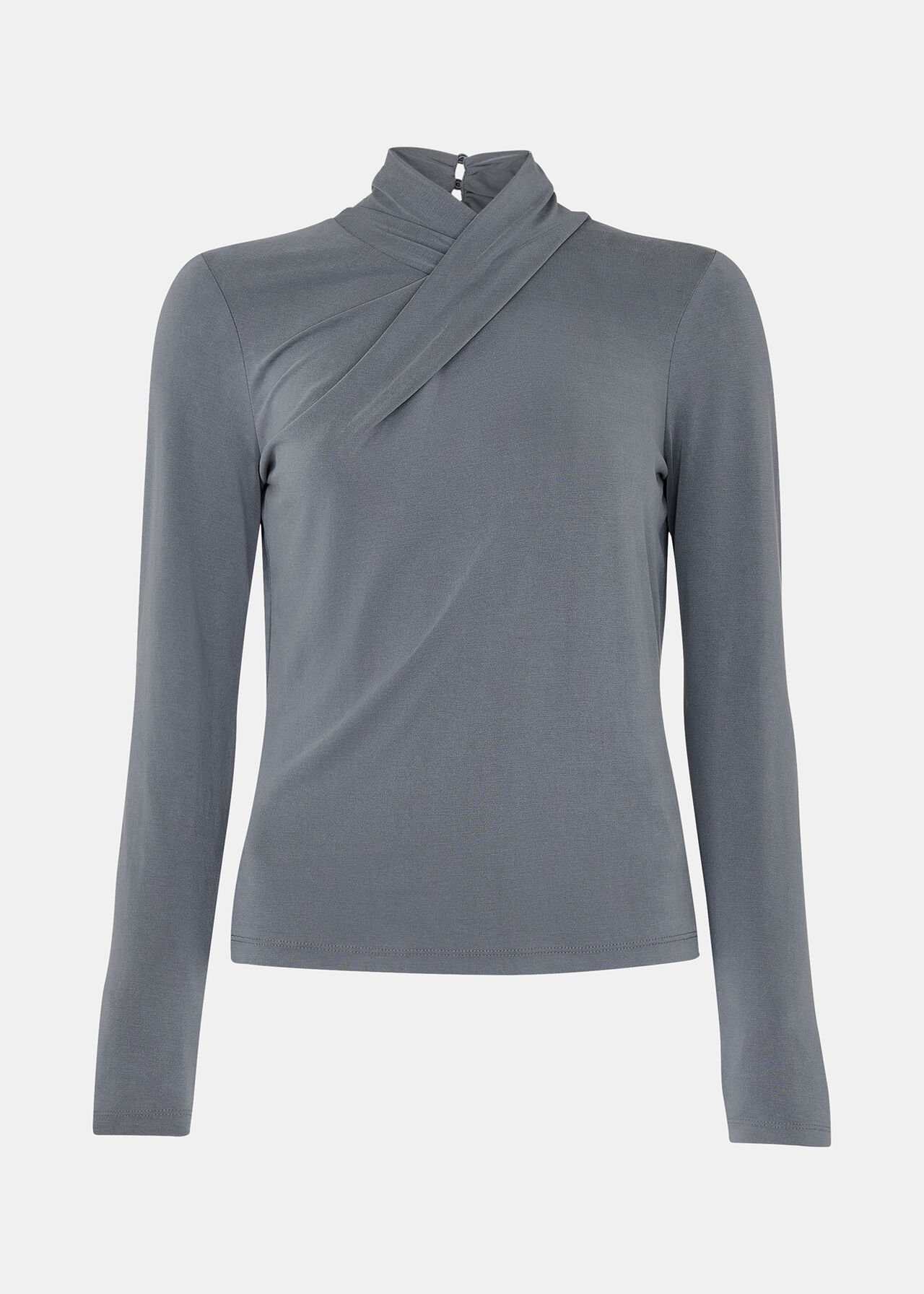 Drape Neck Jersey Top