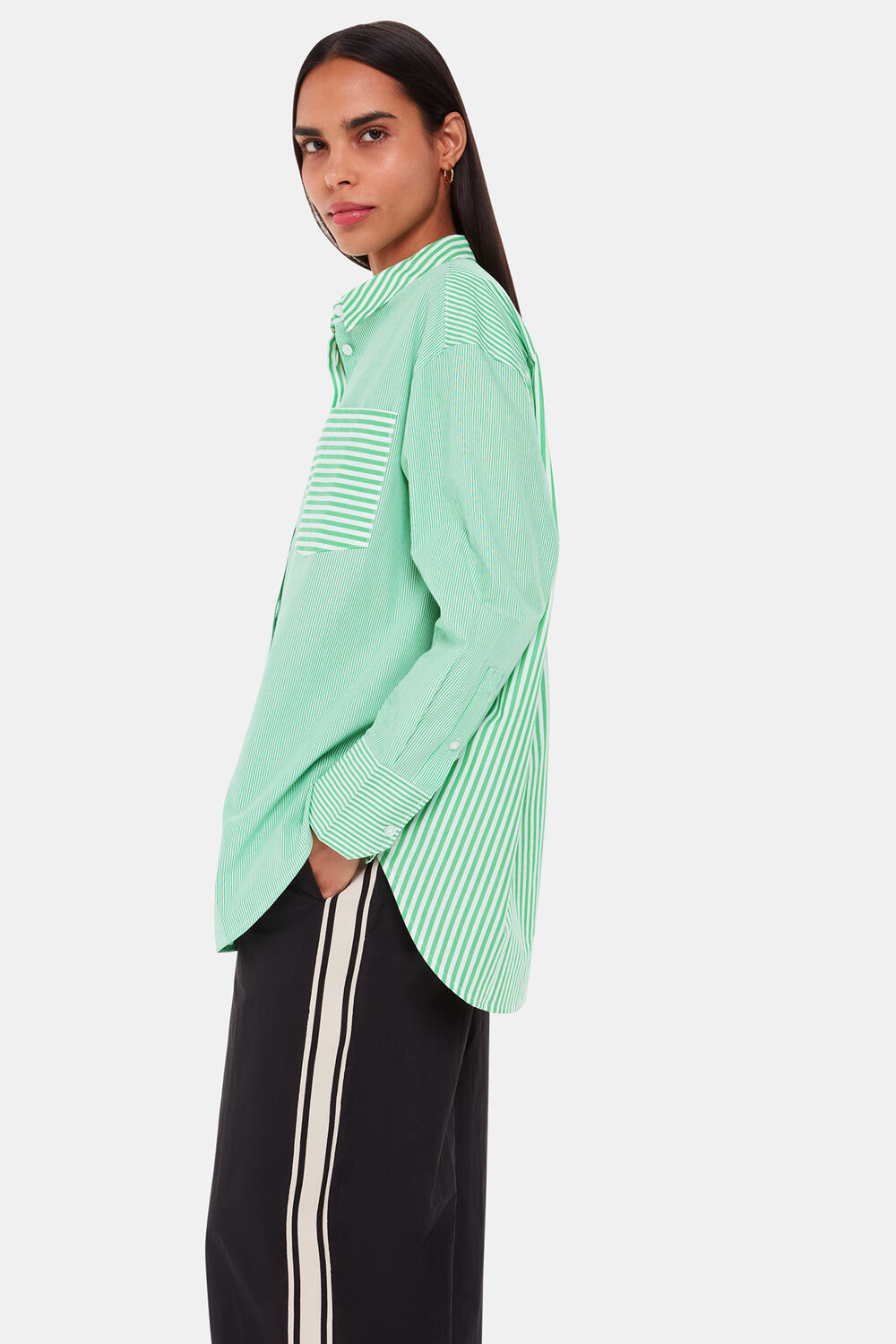 Millie Stripe Oversized Shirt