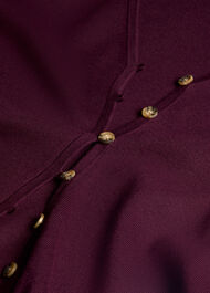 Short Sleeve Button Front Knit