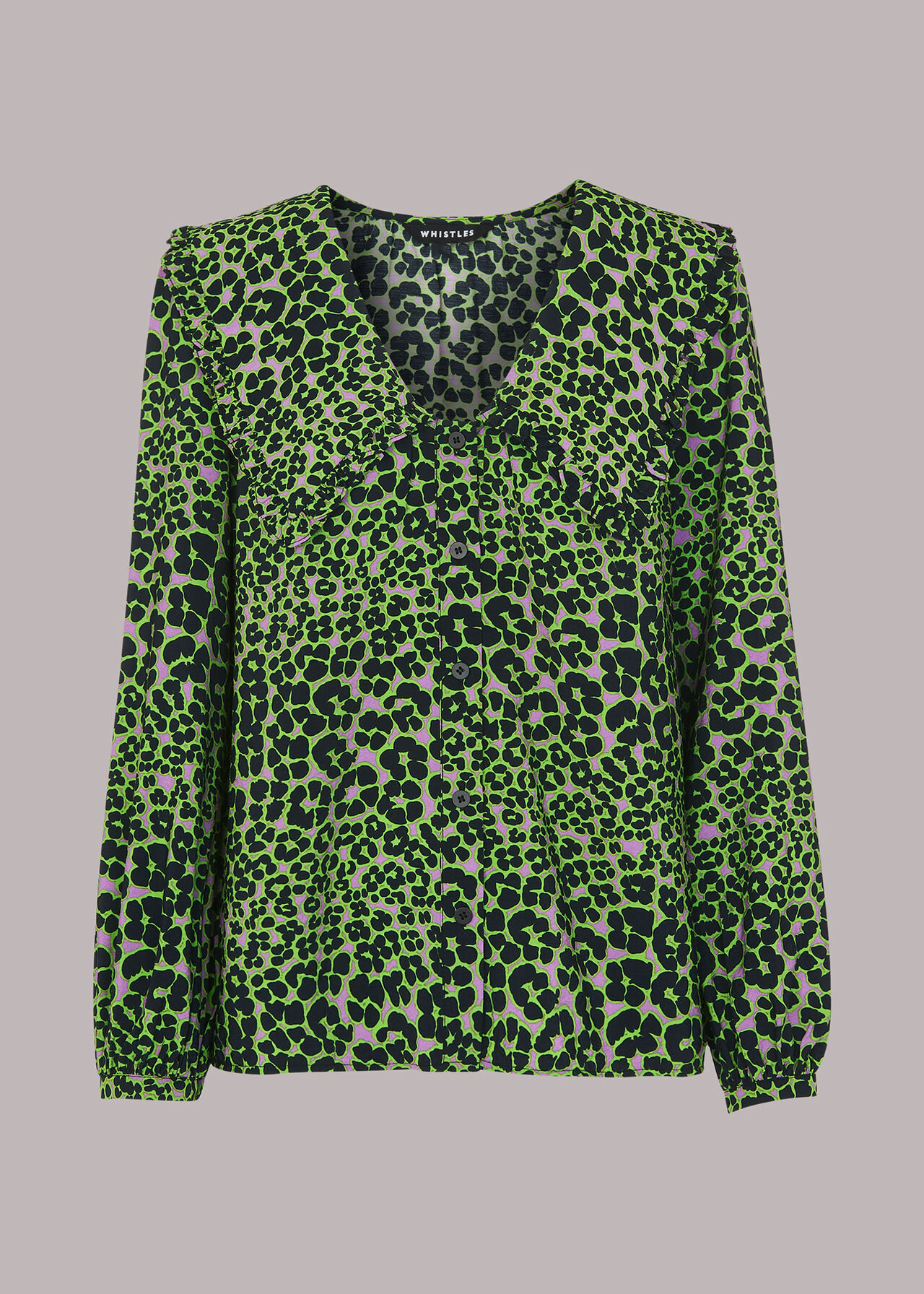 Fluro Animal Collar Top