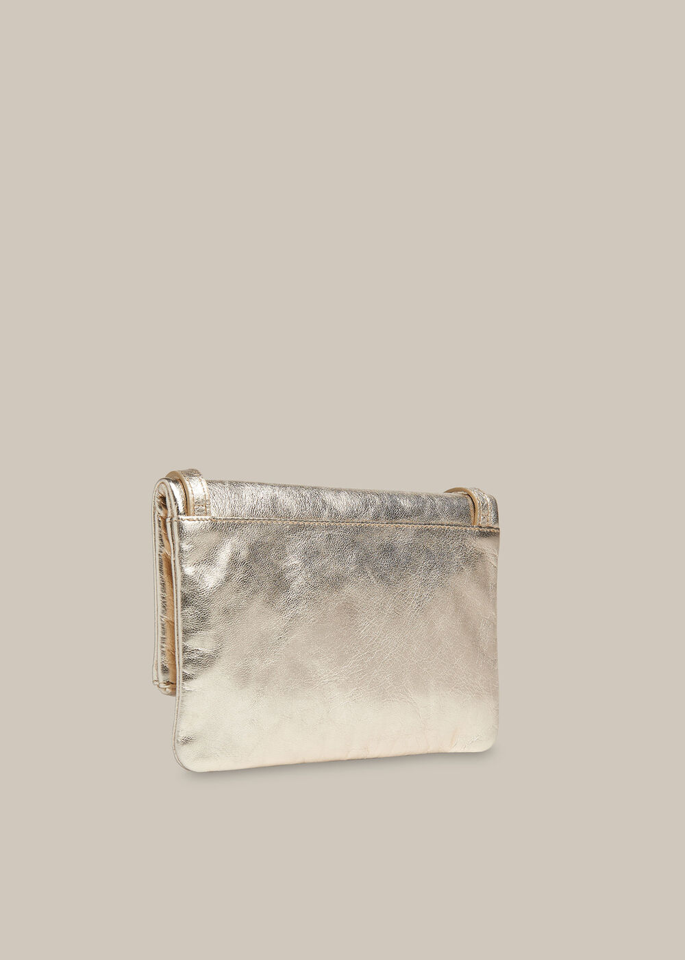 Issy Mini Foldover Bag Gold/Multi