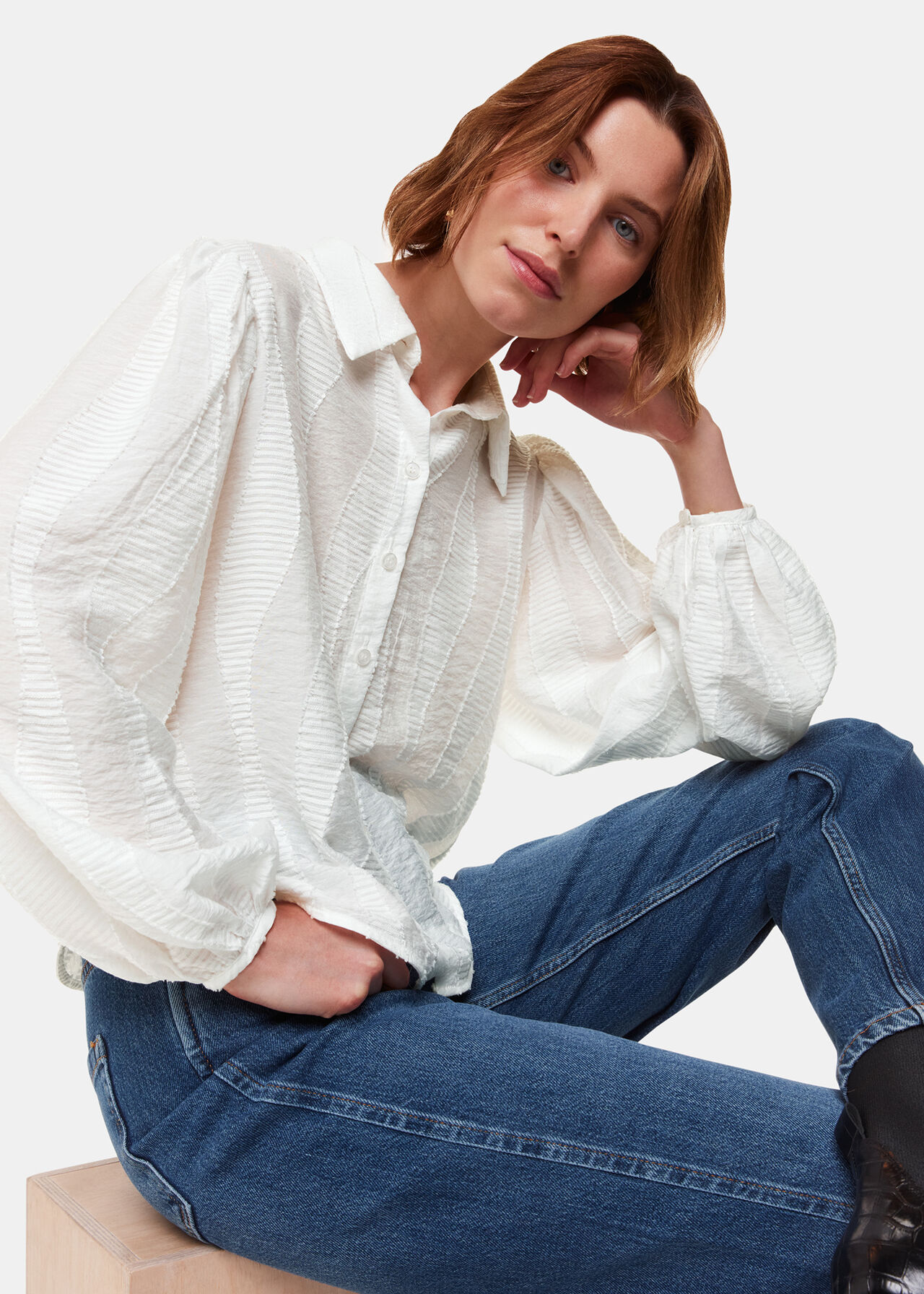Hannah Textured Shirt