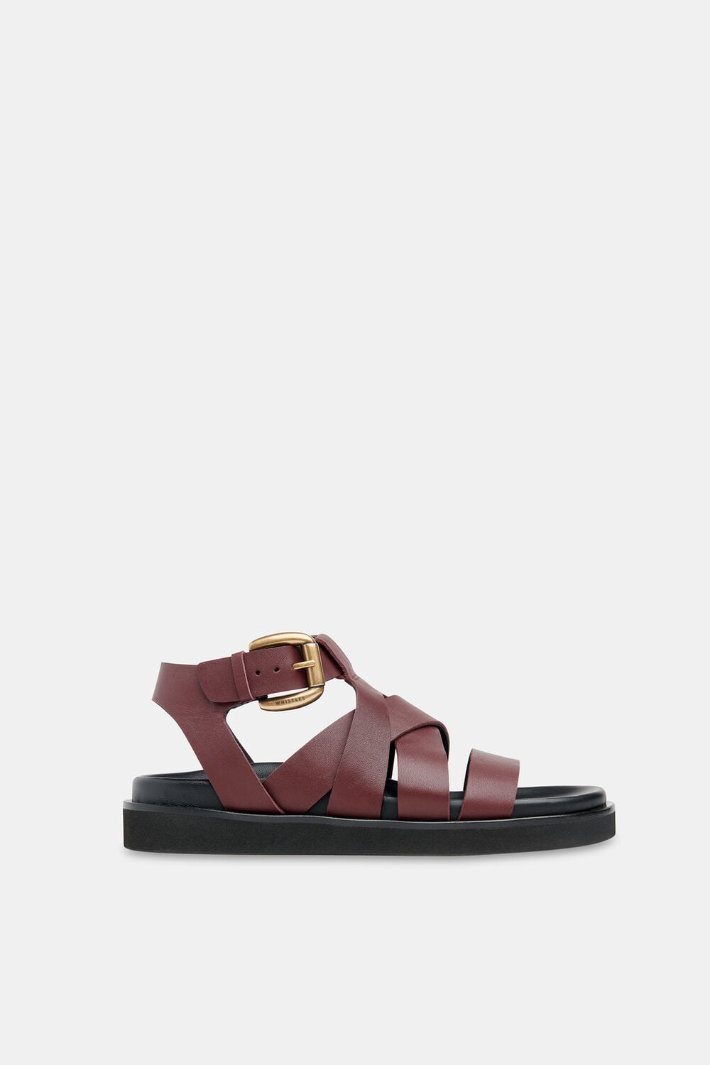 Burgundy Ezra Strappy Sandal