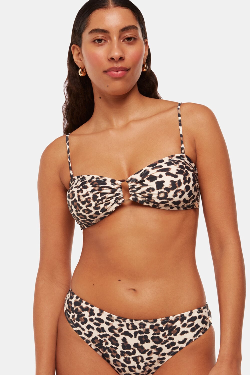 Leopard Print Animal Printed Bikini Bottom
