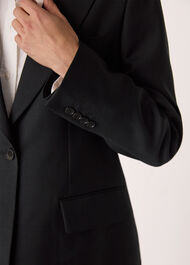 Single Breasted Wool Blazer
