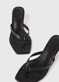 Toe Post Kitten Heel Mule