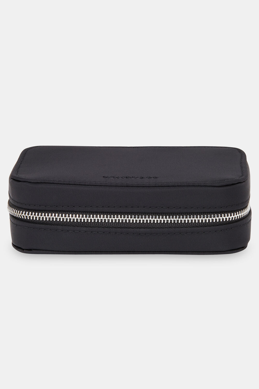 Black Della Nylon Jewellery Box