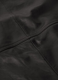 Jamie Leather Midi Skirt