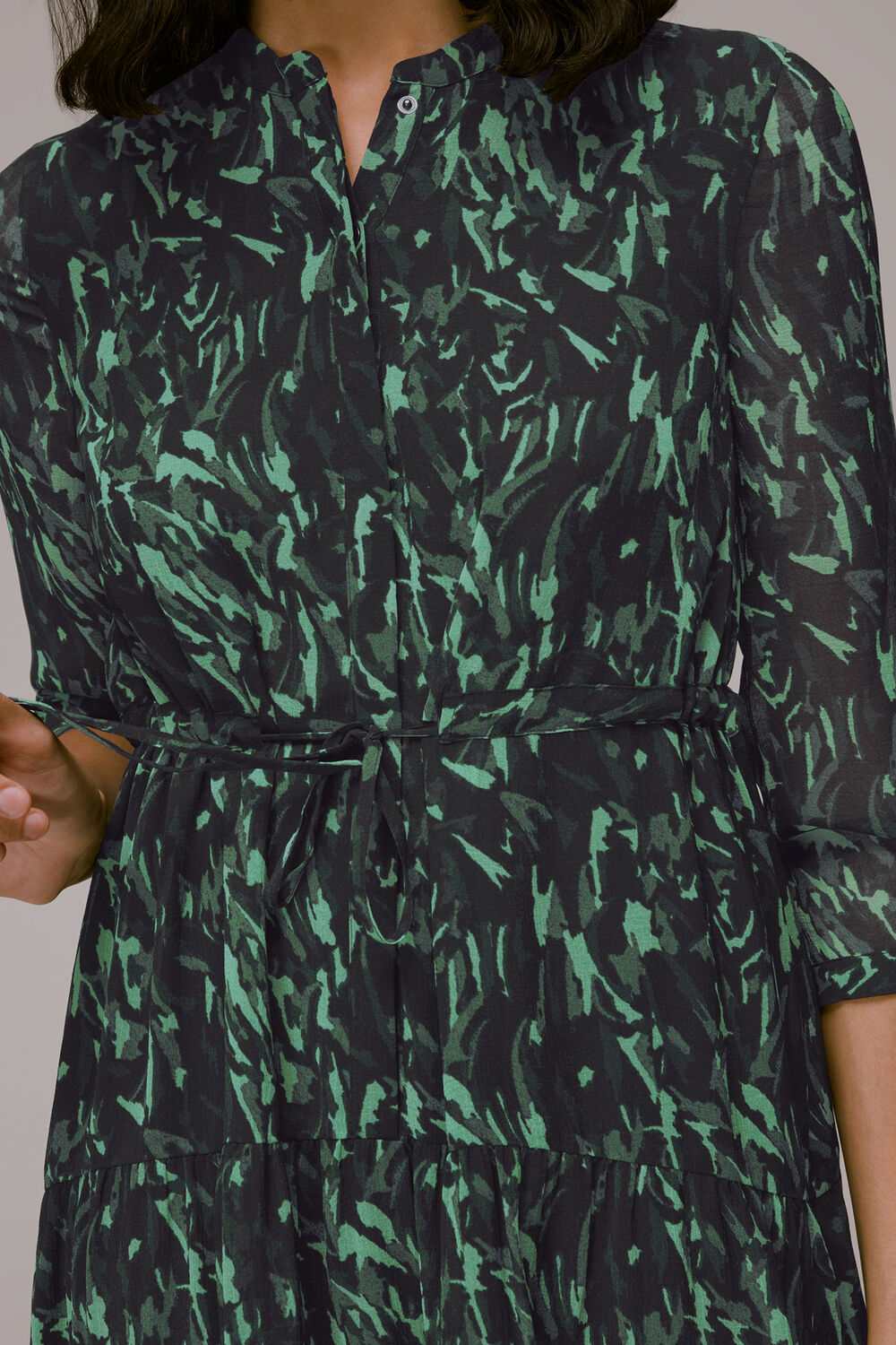 Abstract Brushstroke Dress
