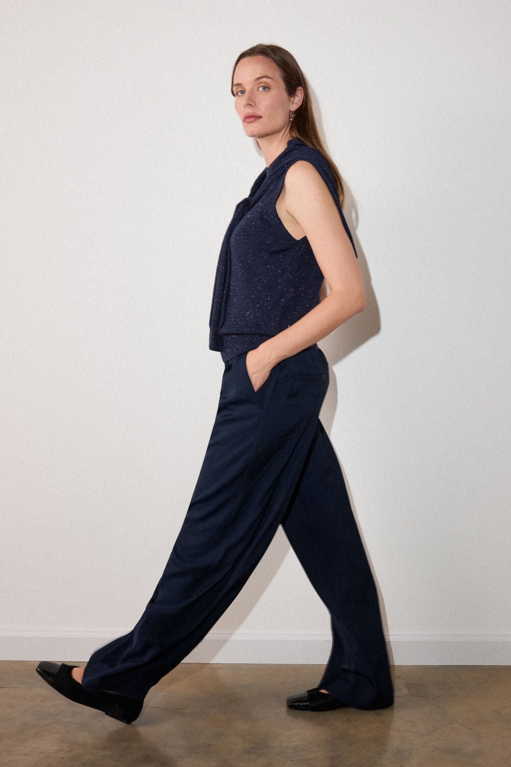Navy Annie Sparkle Tank