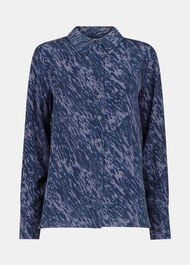 Abstract Marks Collared Shirt