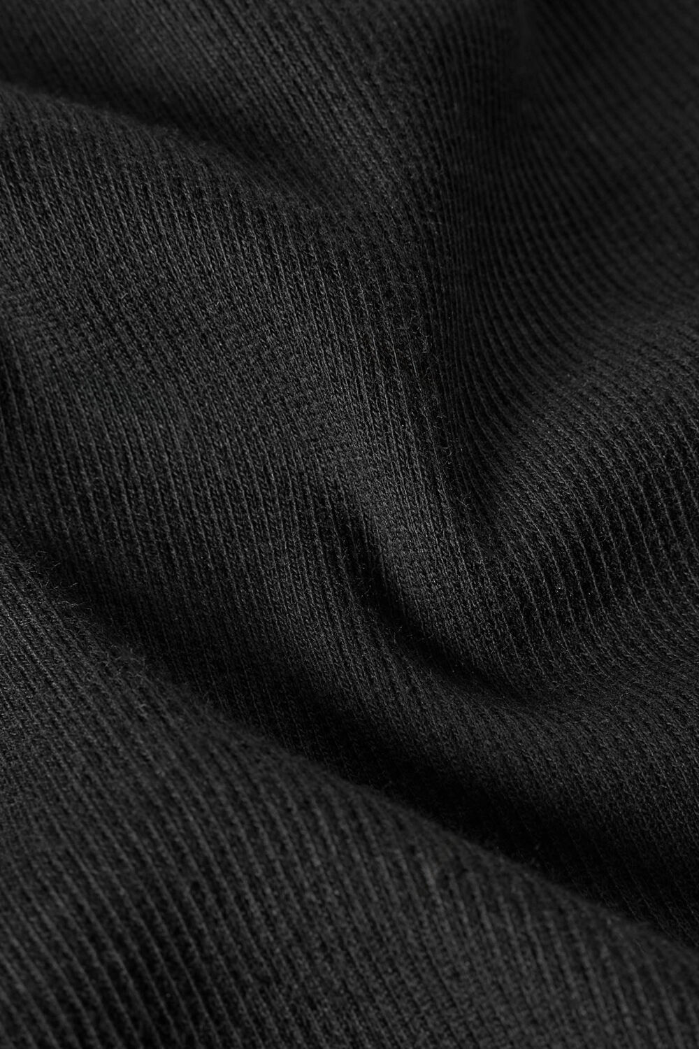 Black Classic Ribbed Vest