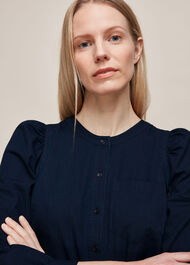 Puff Sleeve Button Shirt