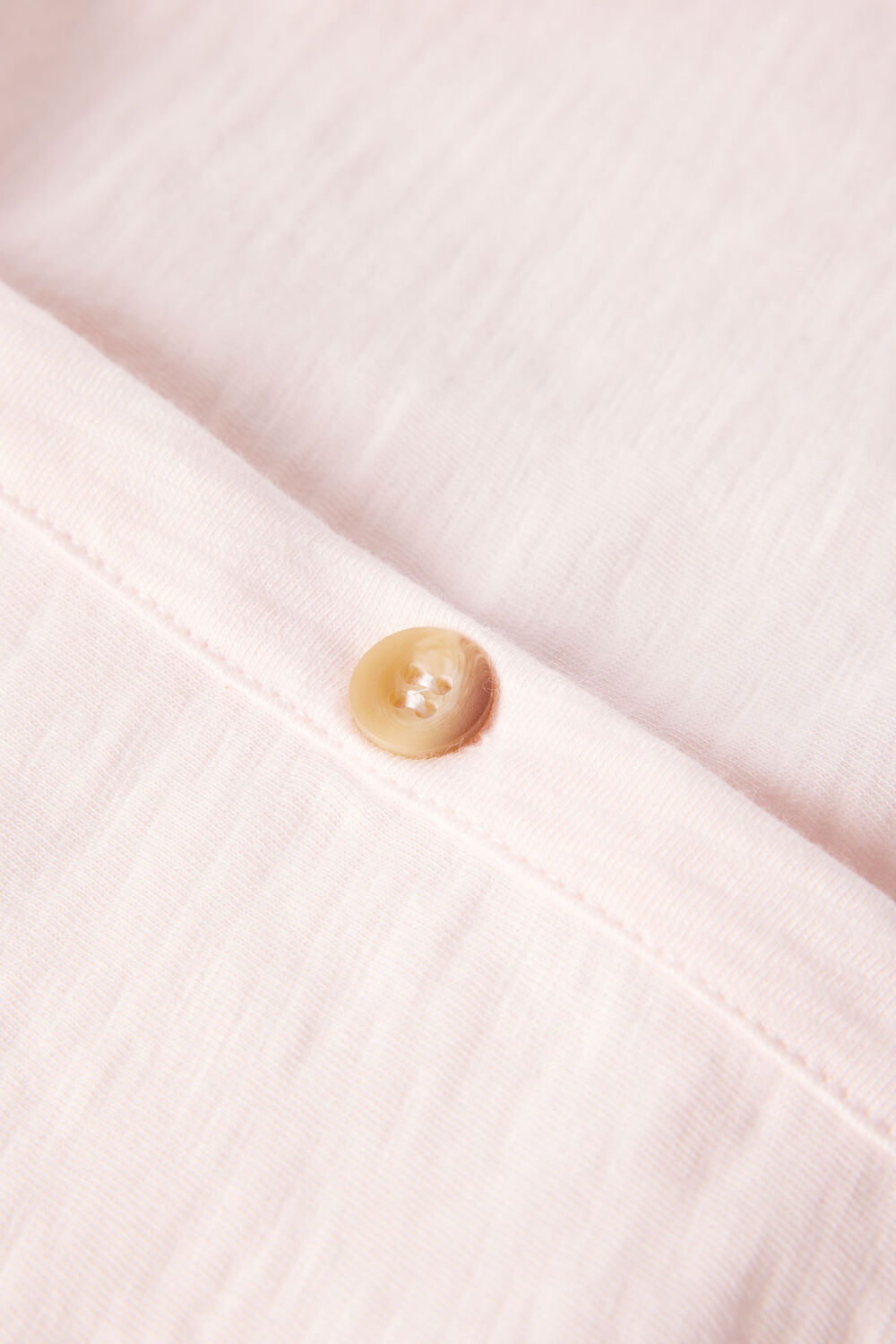 Ella V Neck Button Through Tee