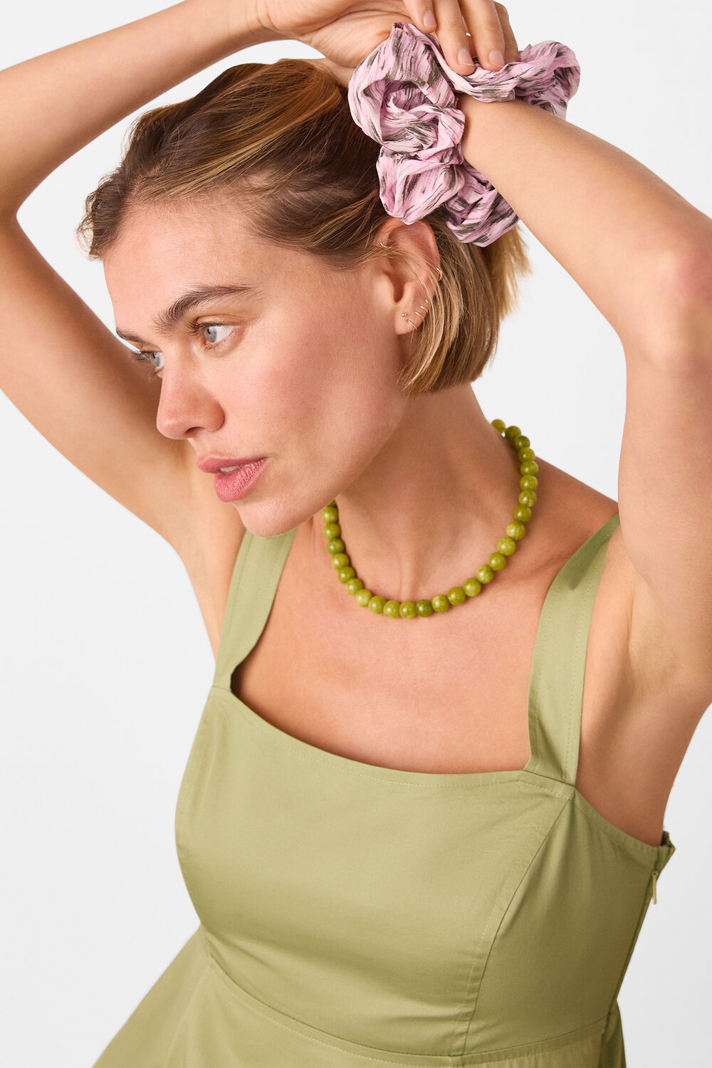 Leopard Cotton Scrunchie