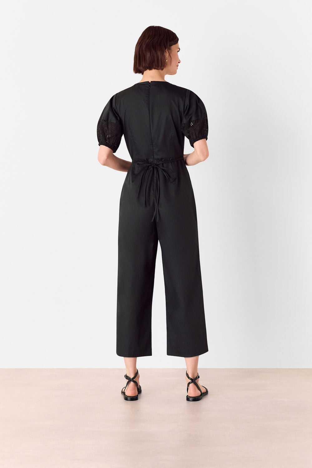 Broderie Poplin Jumpsuit