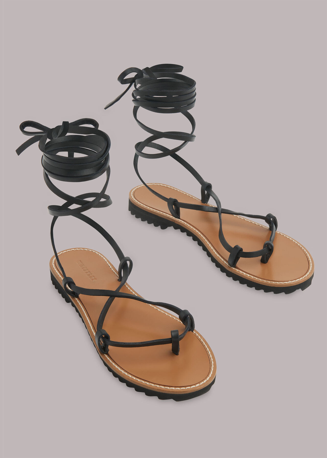 Willow Strappy Tie Sandal