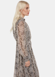 Petite Optical Snake Meg Dress