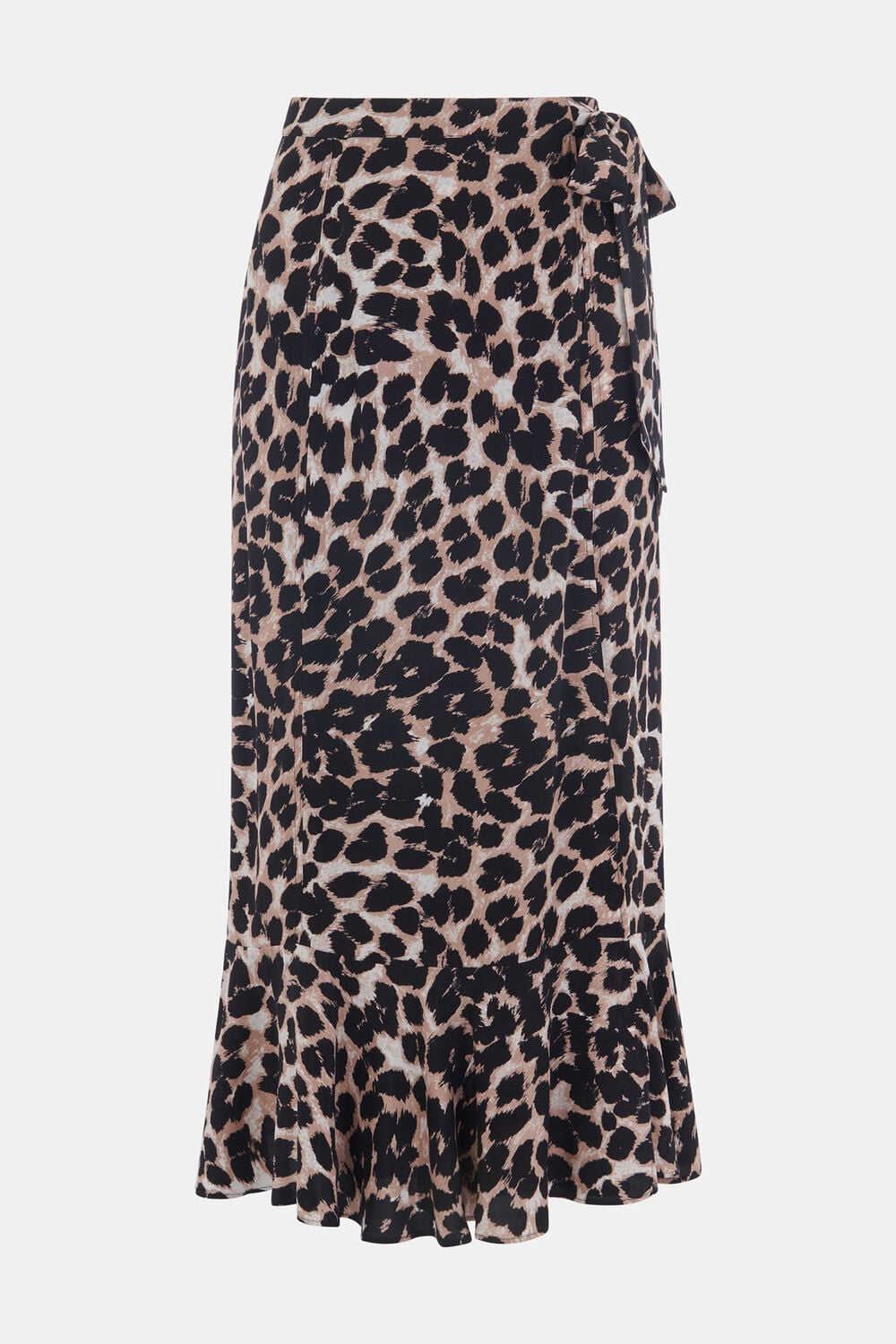 Leopard Spot Wrap Skirt