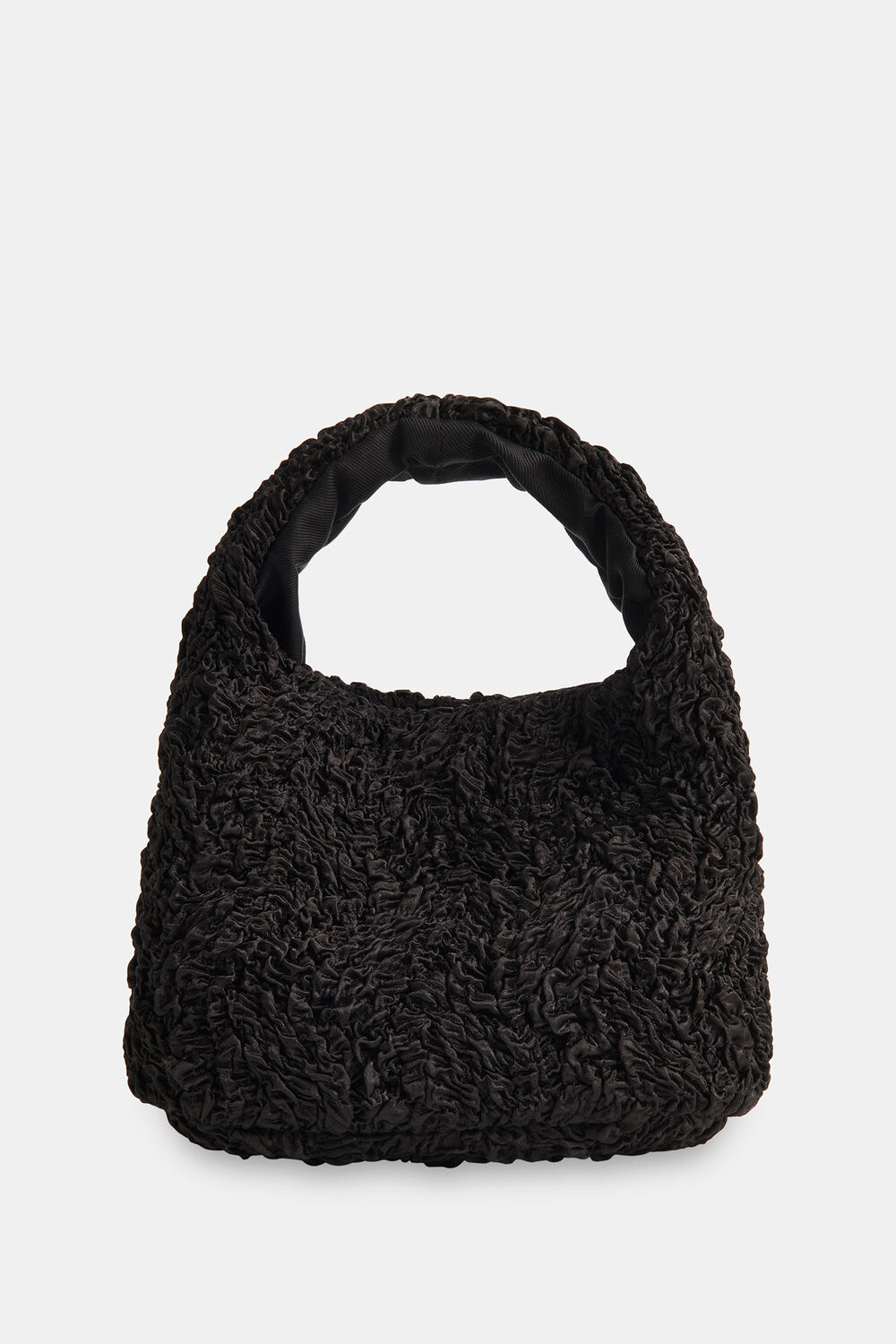 Luz Satin Ruched Mini Bag