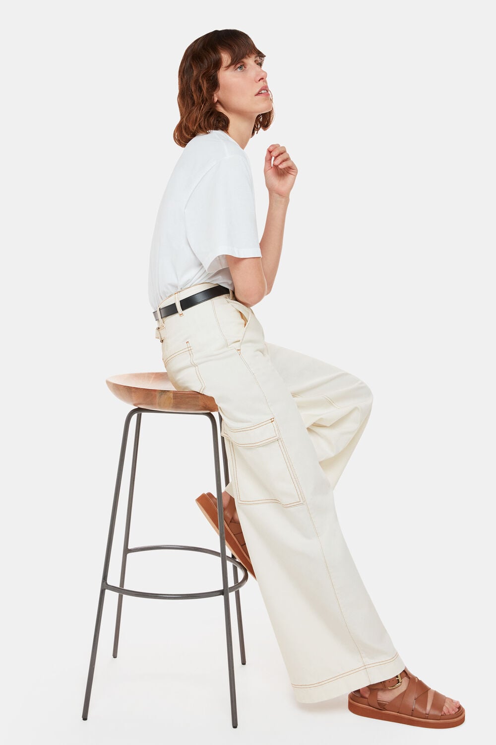 Wide Leg Cargo Jean