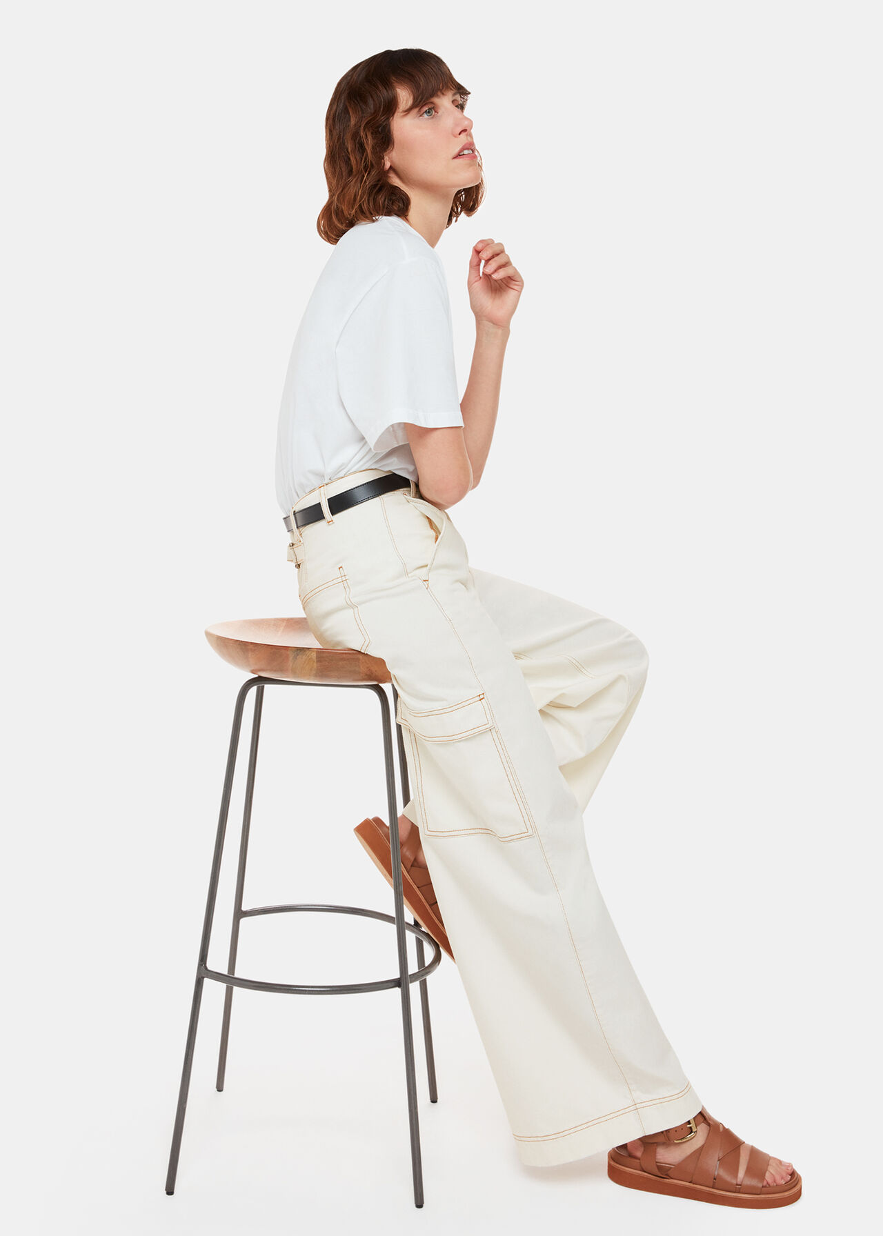 Wide Leg Cargo Jean