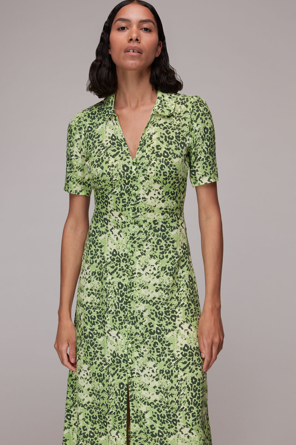 Rowan Hyena Spot Midi Dress