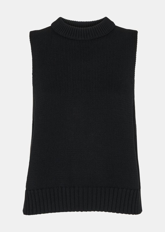 Black Indie Sweater Vest