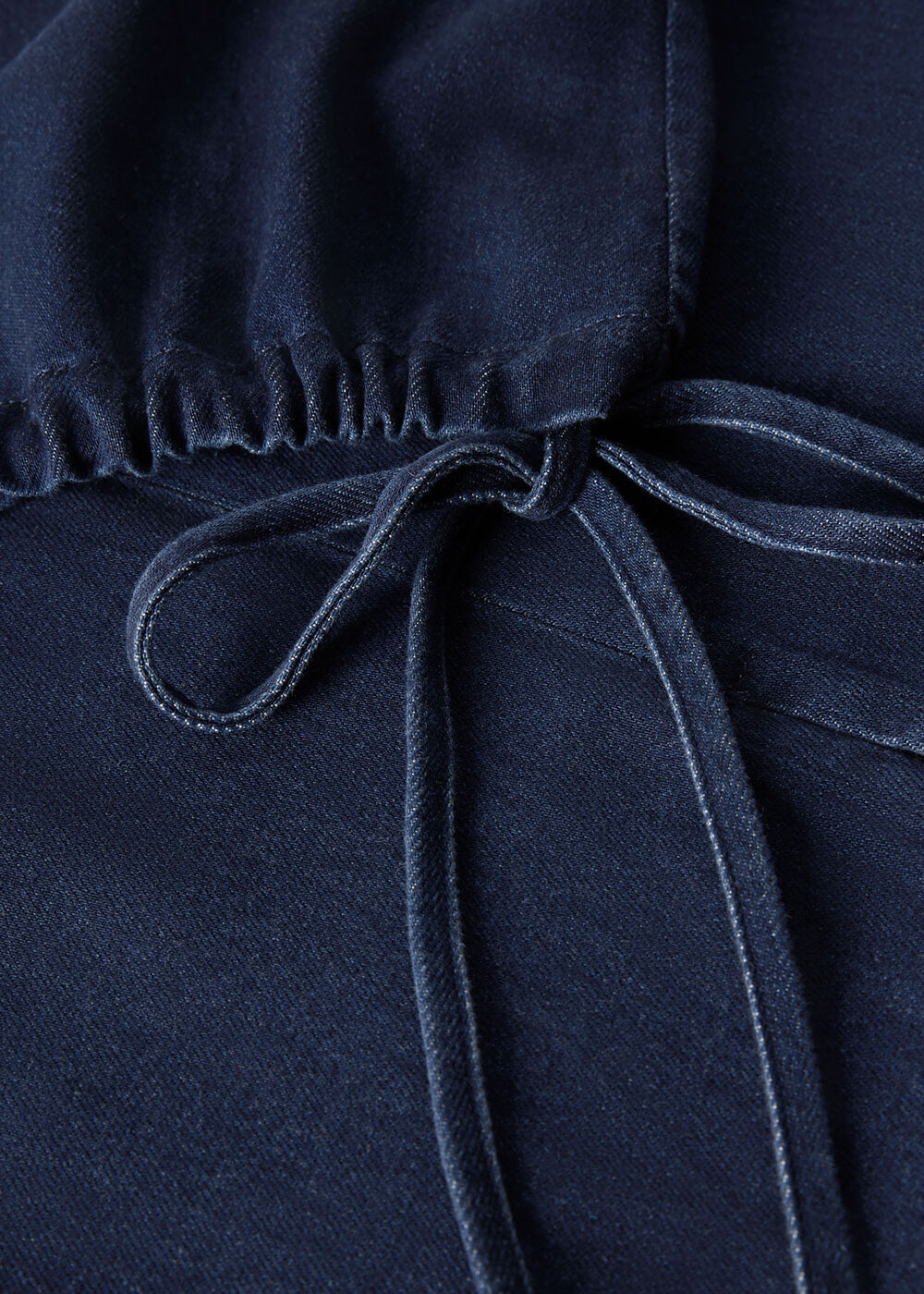 Drawstring Detail Cotton Top