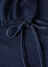 Drawstring Detail Cotton Top