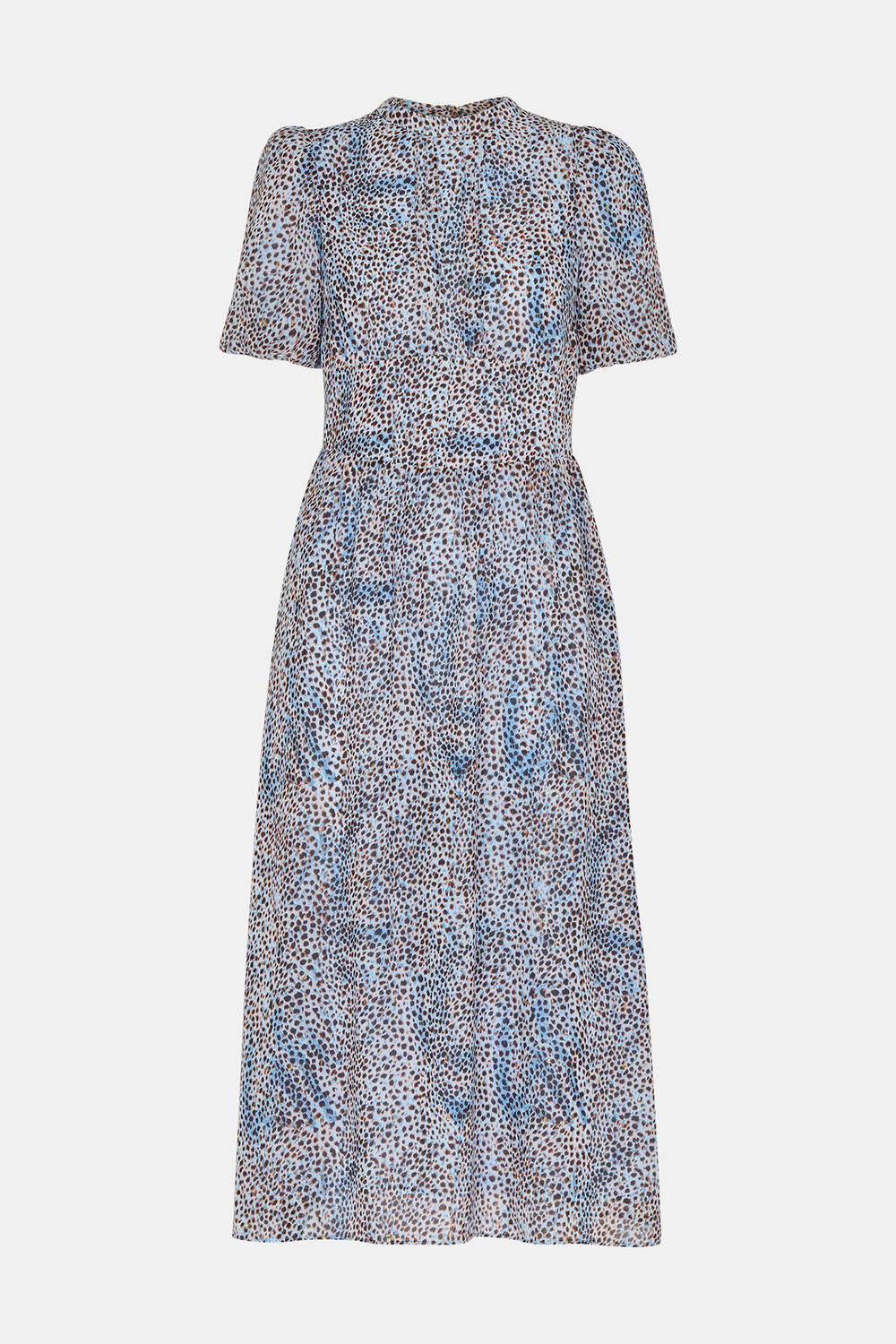 Blue Petite Ink Spot Blair Dress