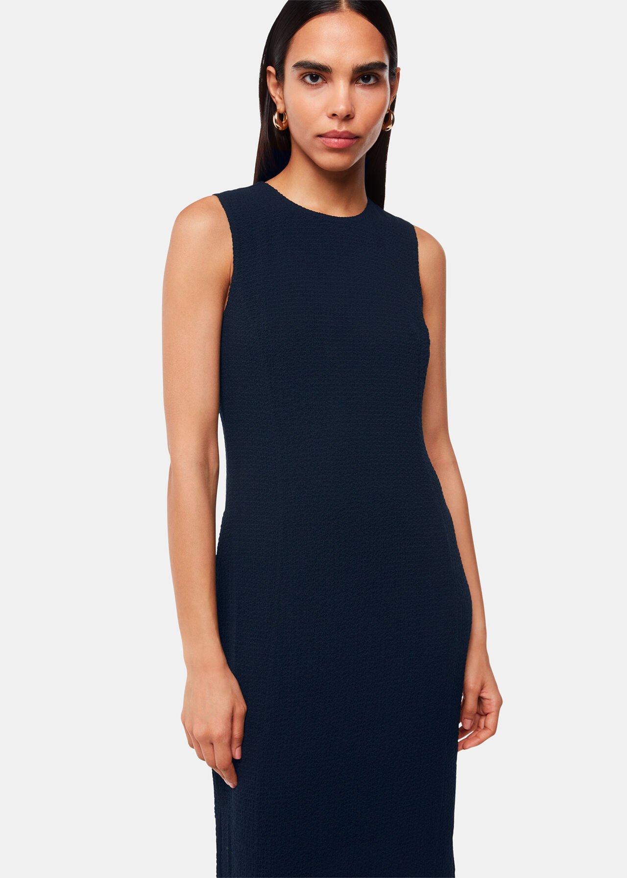 Erin Texture Midi Dress