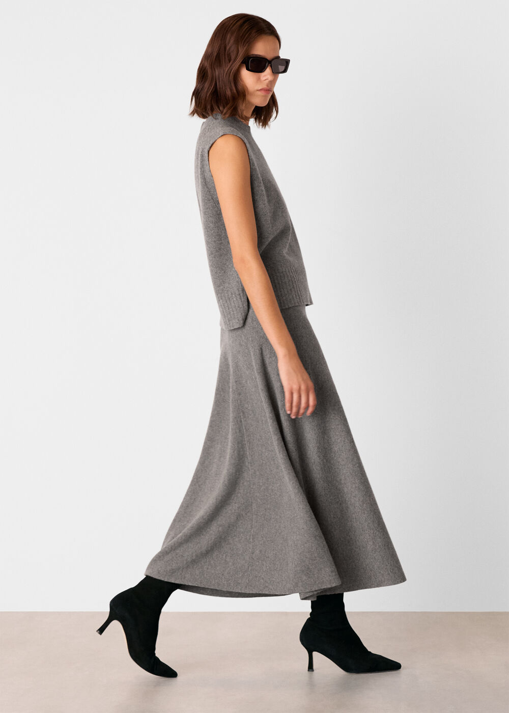 Wool Sleeveless Tank