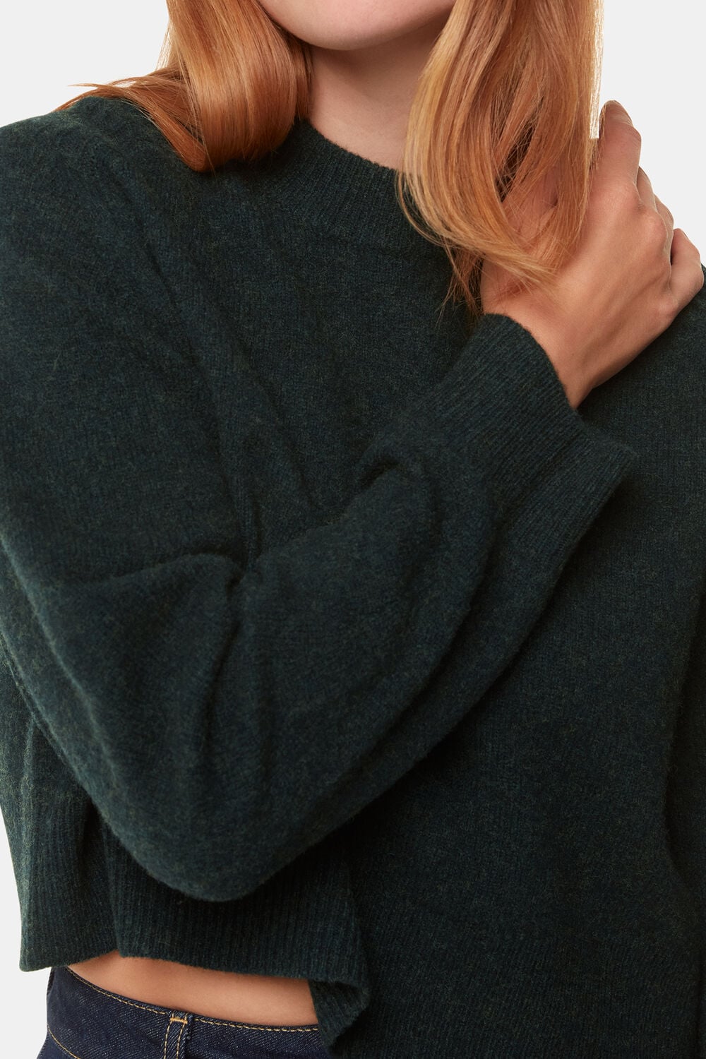 Wool Crop Relaxed Knit