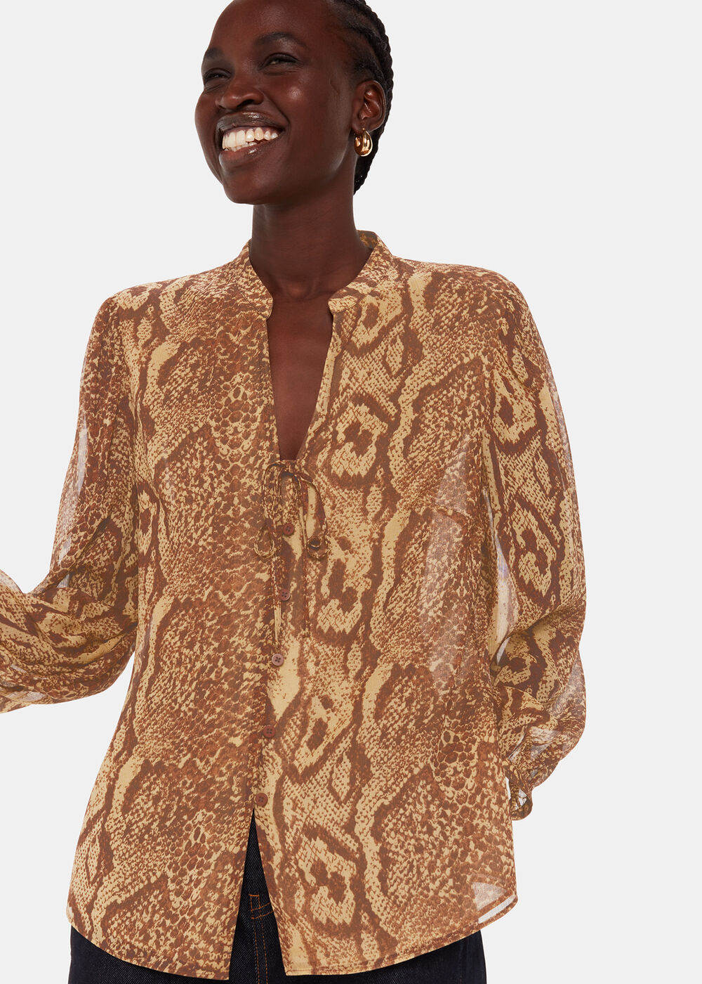 Serpent Print Shirt