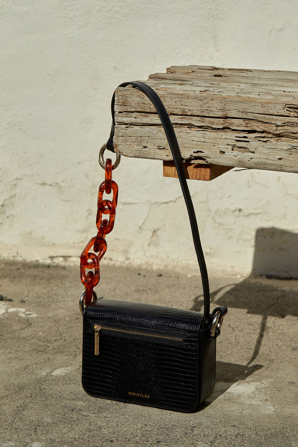 Odie Resin Chain Lizard Bag