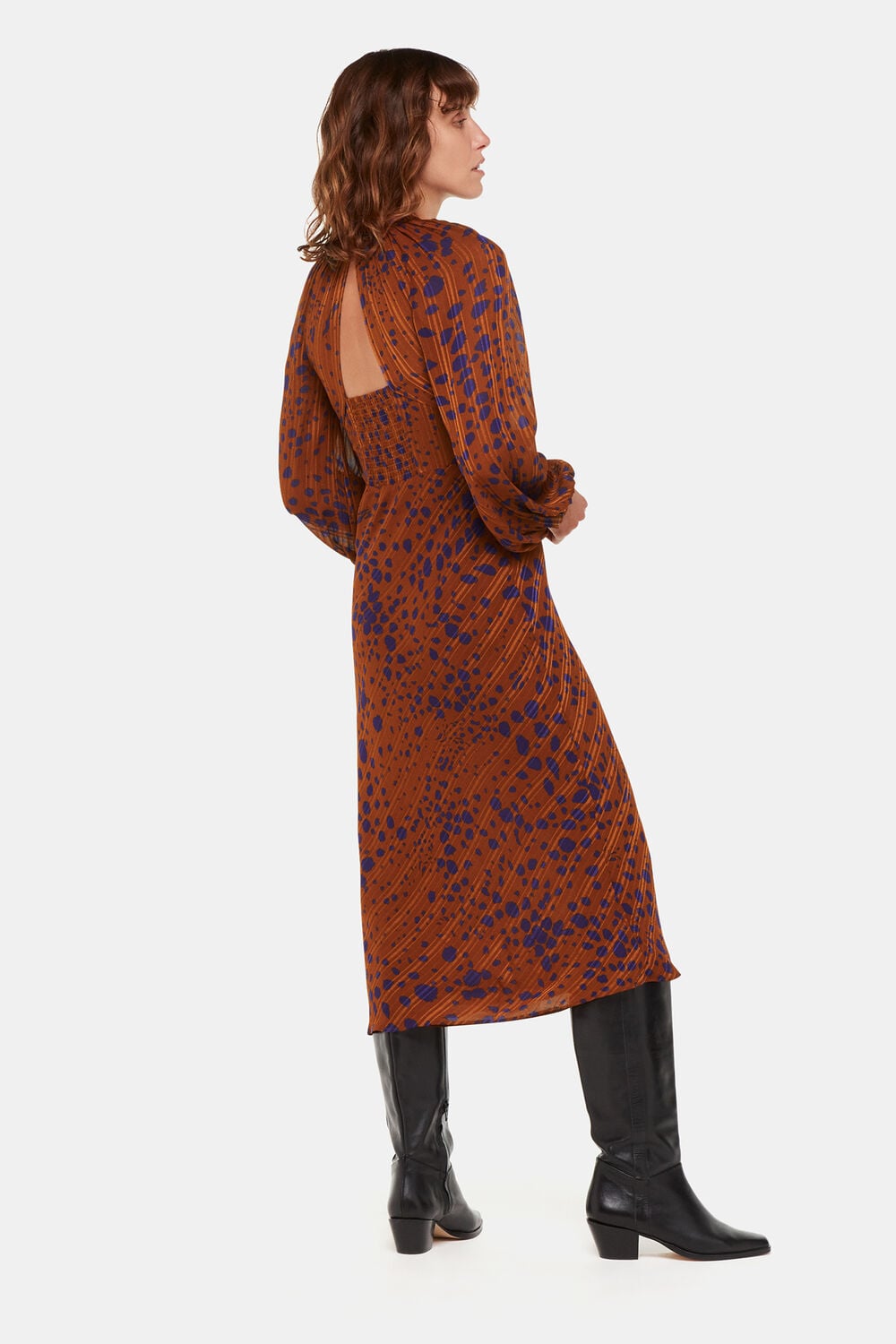 Spotted Dalmatian Midi Dress