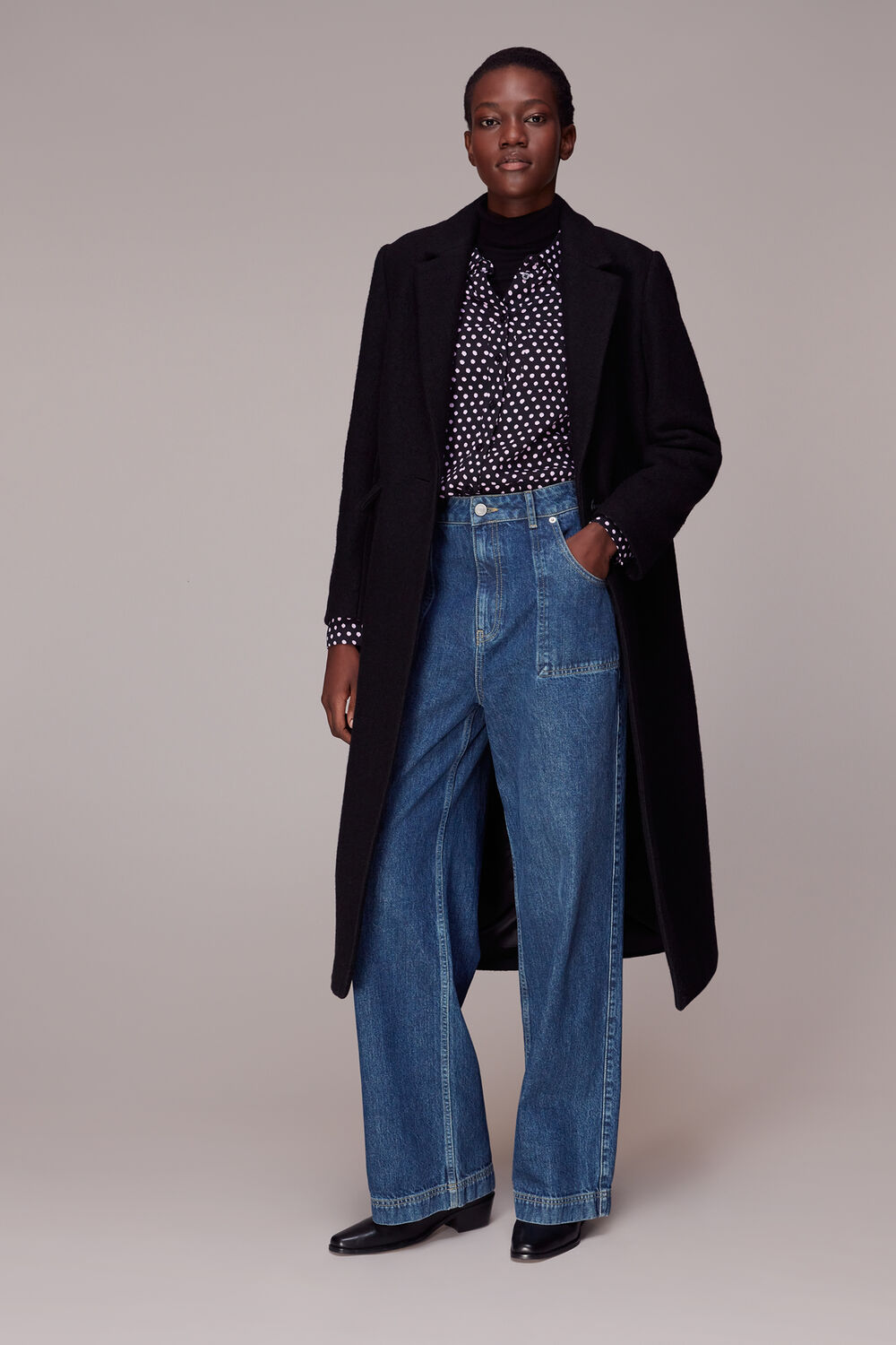 Dotted Spot Print Shirt