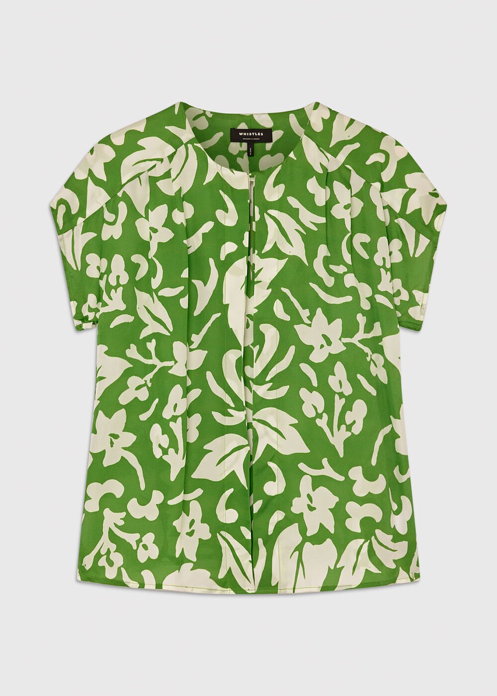 Floral Keyhole Blouse