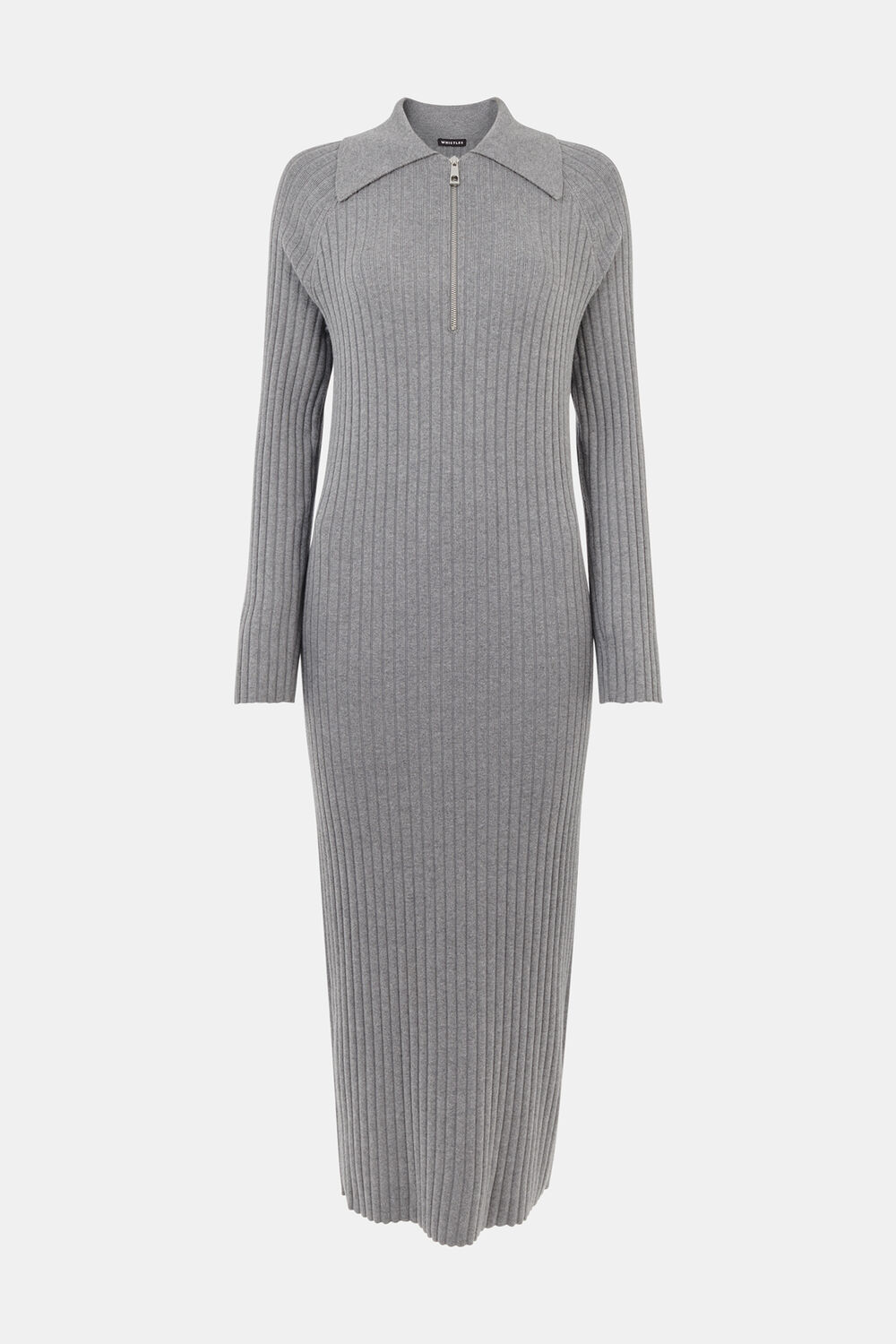 Bonnie Zip Ribbed Knit Dress