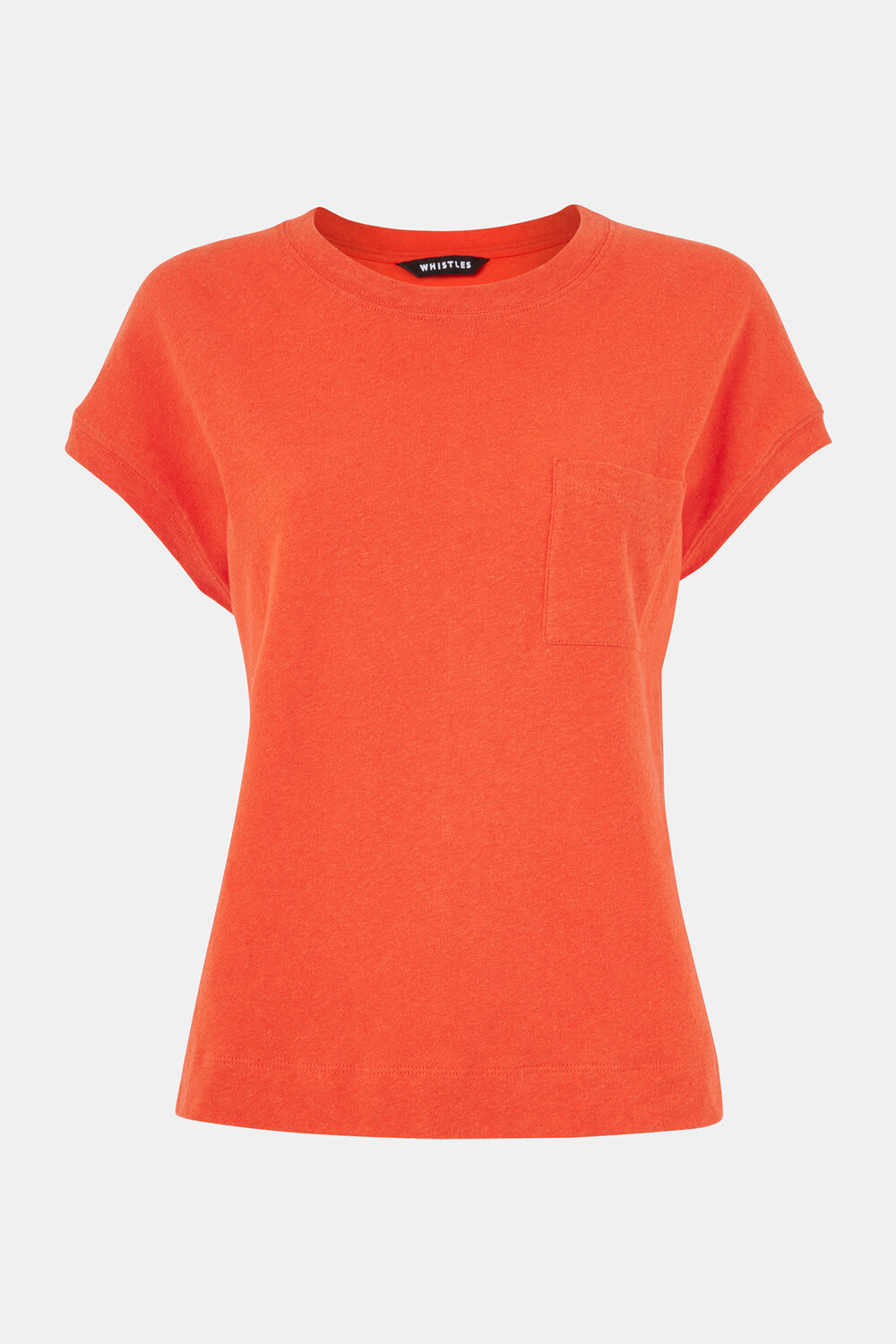 Ember Linen Mix Pocket Tee