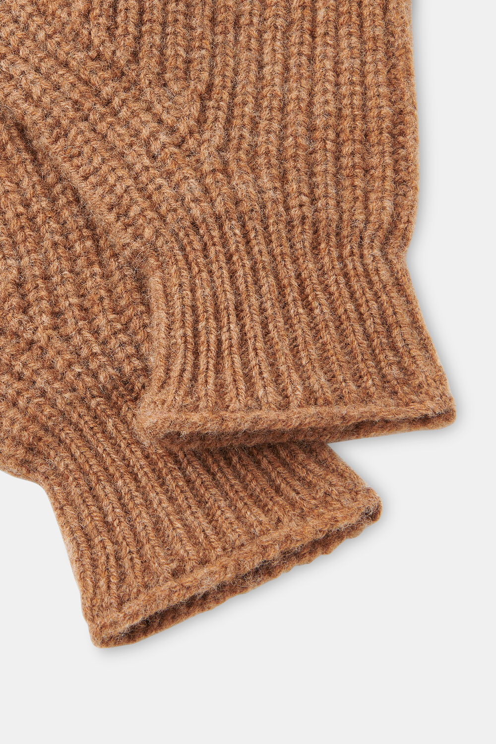 Camel Lambswool Gloves