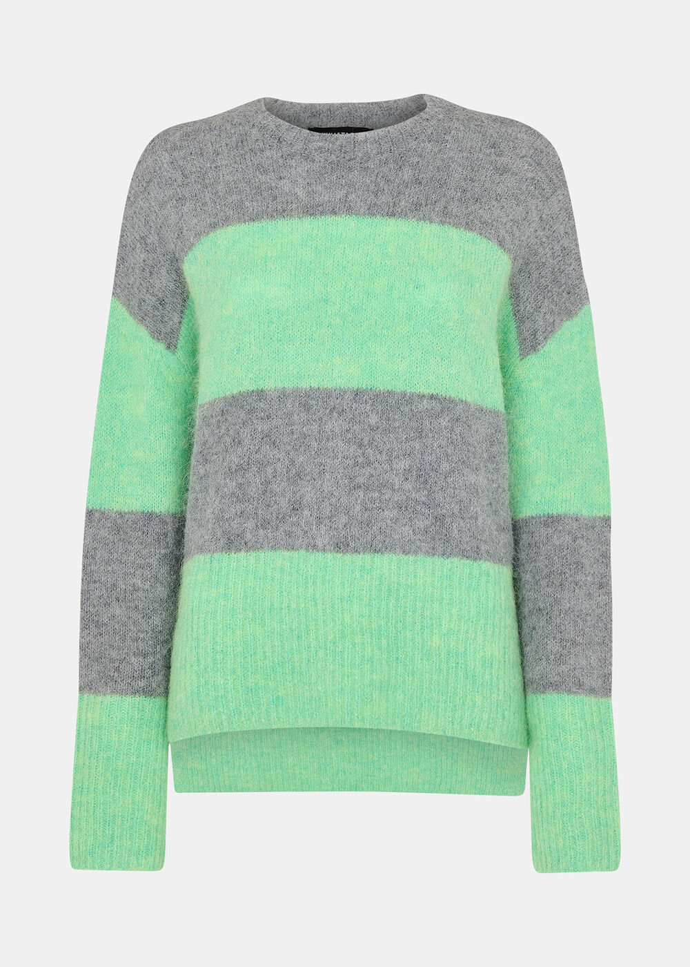 Alpaca Mix Stripe Knit