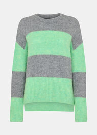Alpaca Mix Stripe Knit