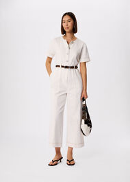 Button Down Jumpsuit